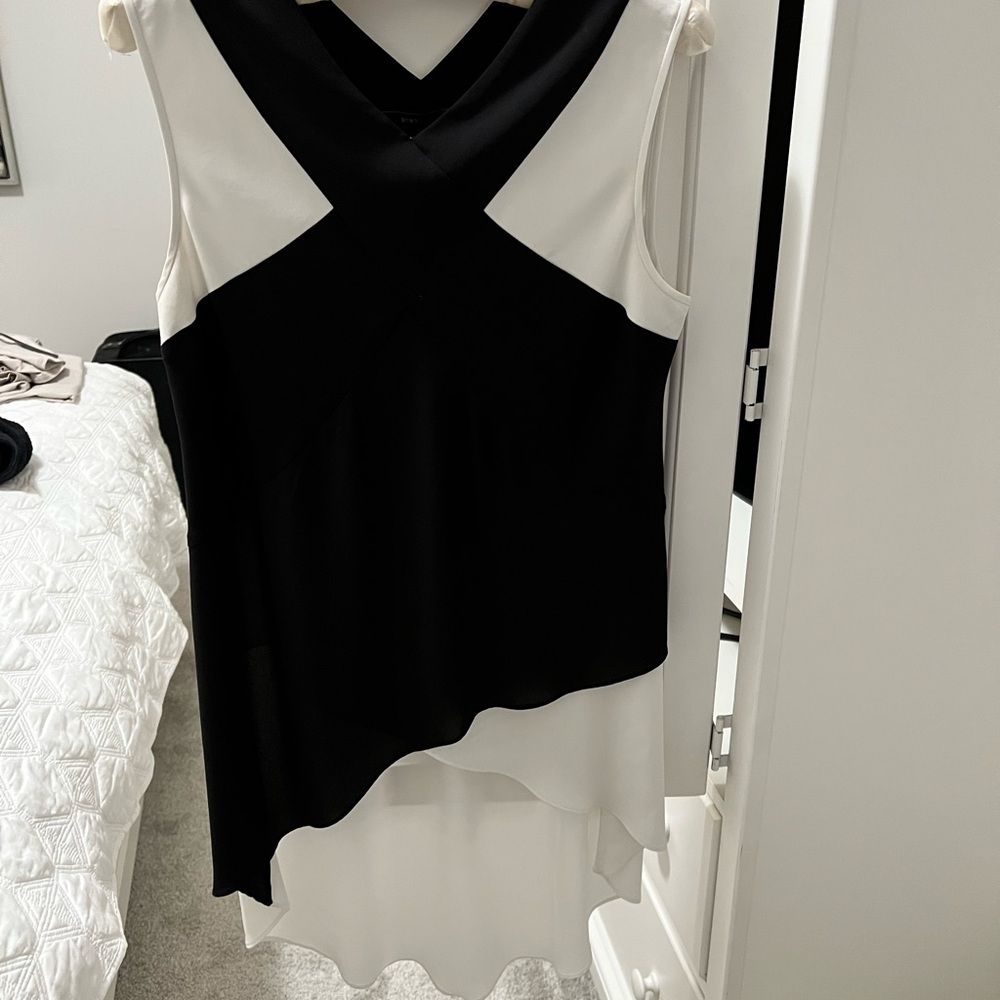 BCBGMaxAzria Black and White Dress